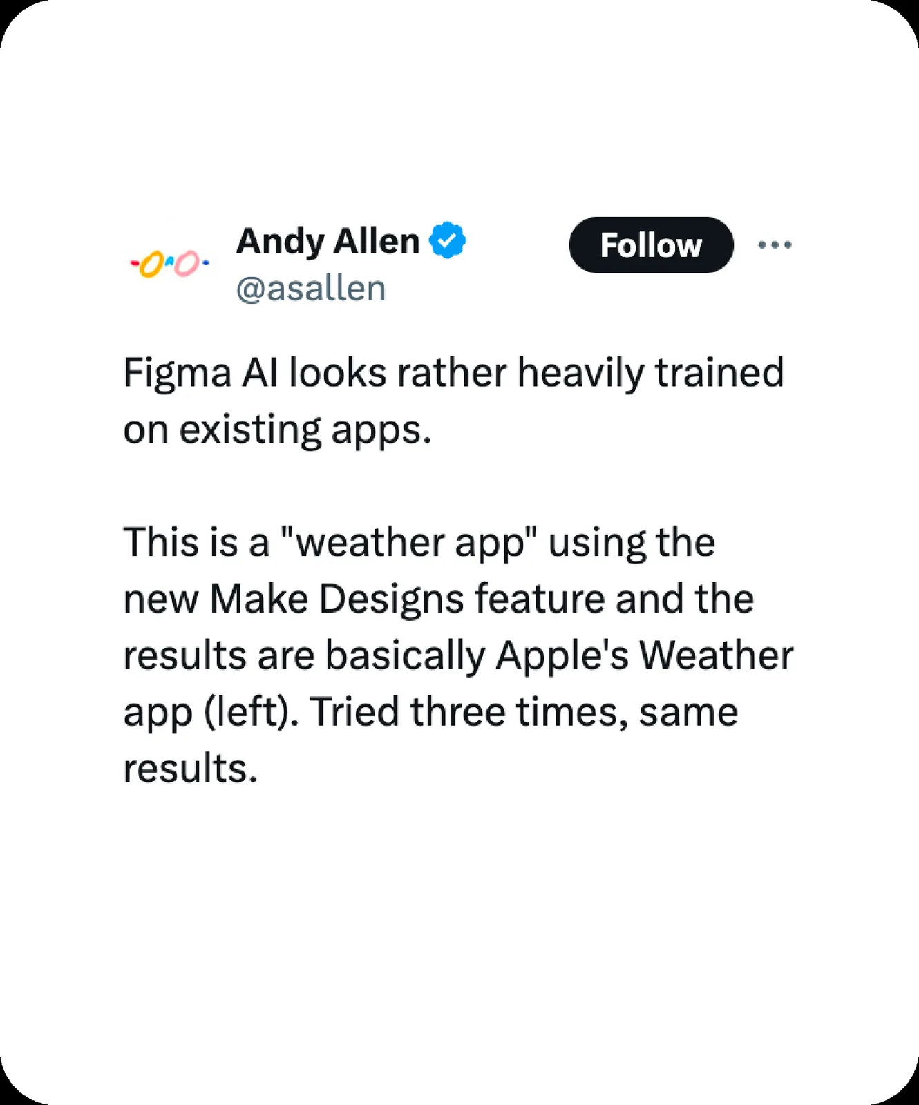 Andy Allen's post